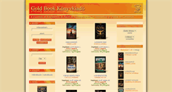 Desktop Screenshot of goldbook.hu