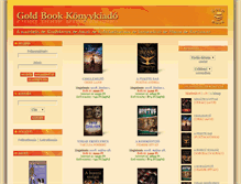 Tablet Screenshot of goldbook.hu